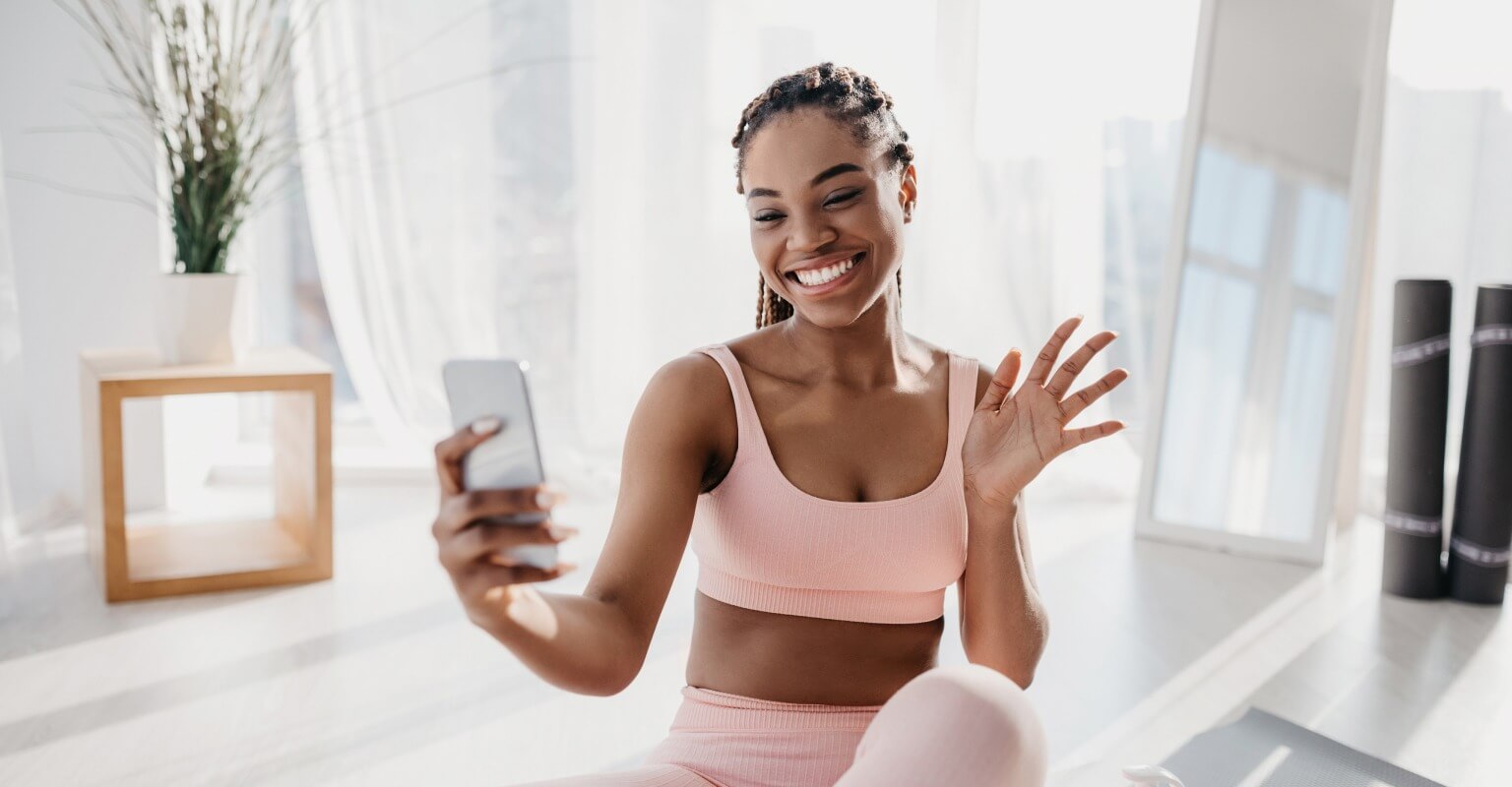 woman doing sports